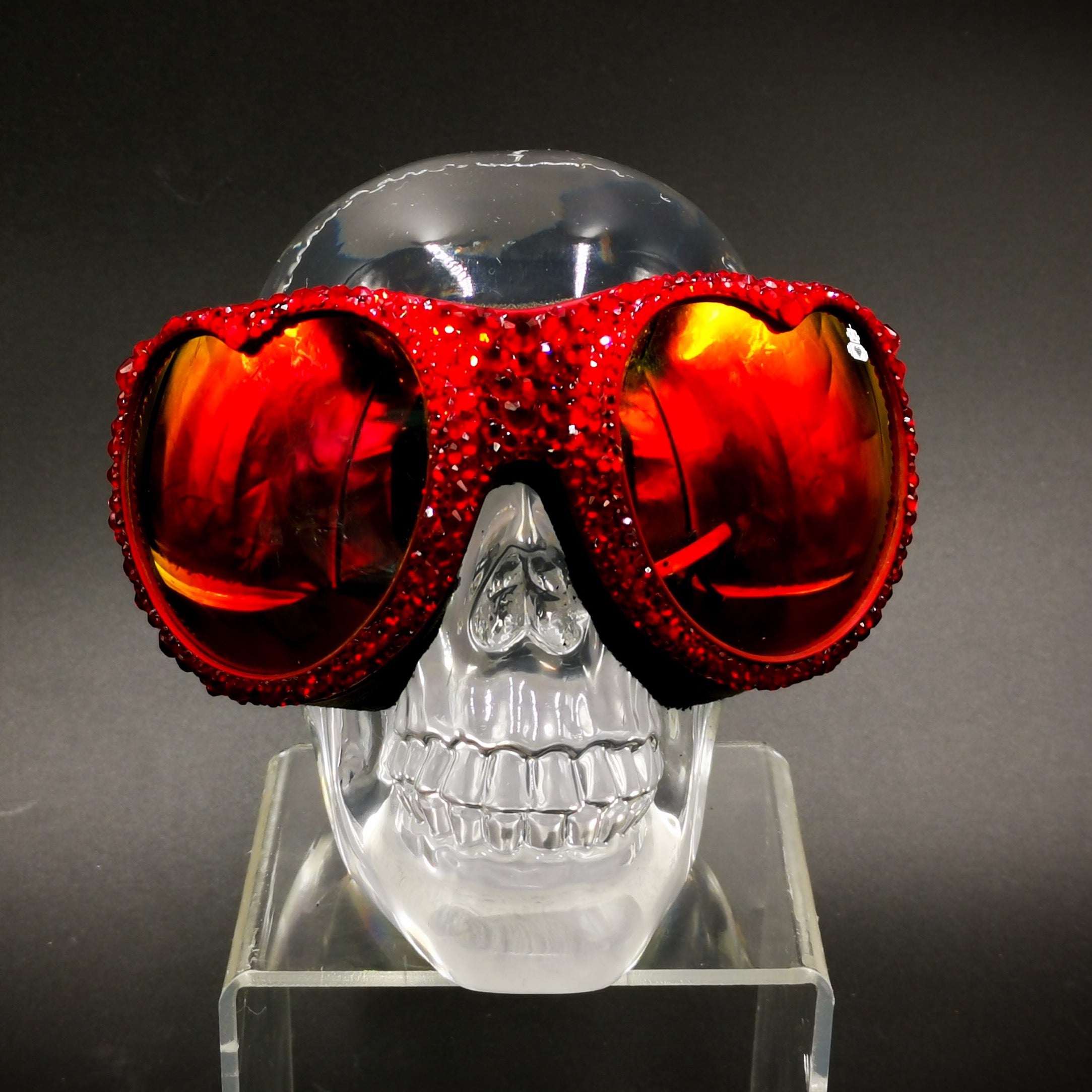 Robot Heart- Ruby Red Goggles